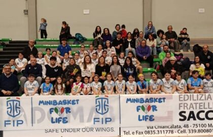 Torneo di minibasket “We want to play basket”, promosso dalla Federazione Italiana Pallacanestro,sabato 29 marzo 2025