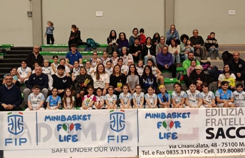 Torneo di minibasket “We want to play basket”, promosso dalla Federazione Italiana Pallacanestro,sabato 29 marzo 2025